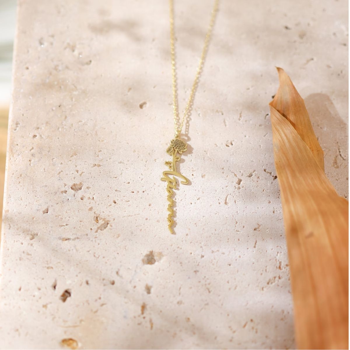 Handmade Vertical Name Necklace